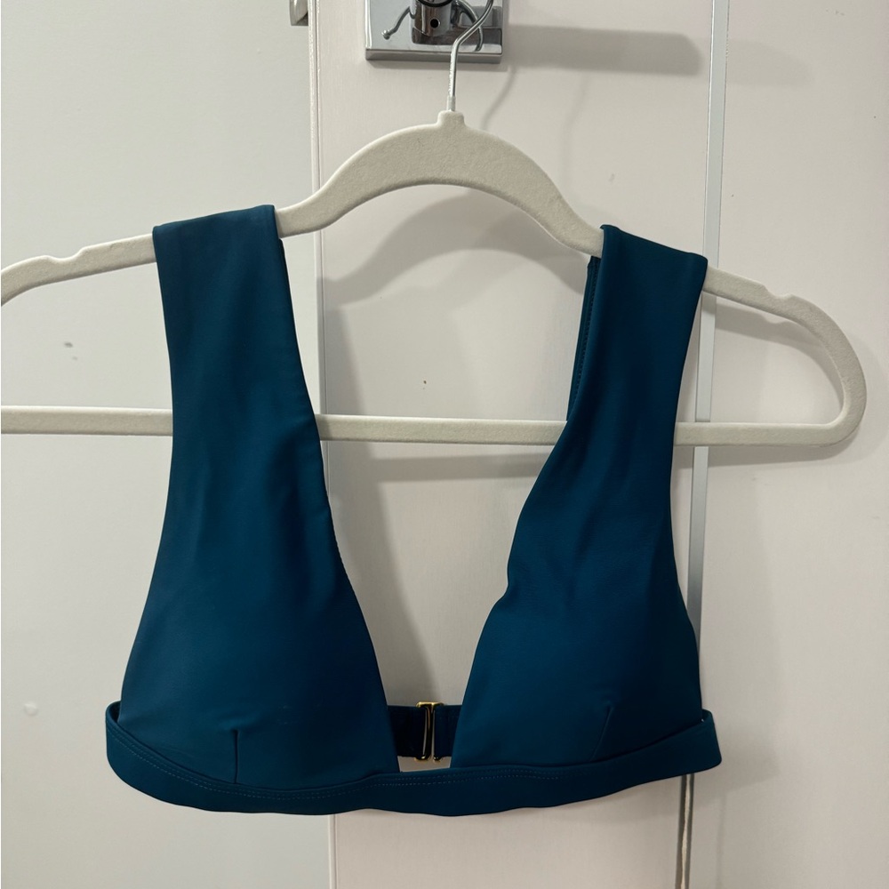 SUMMERSALT The Plunge Bikini Top - Size 4, Seaweed